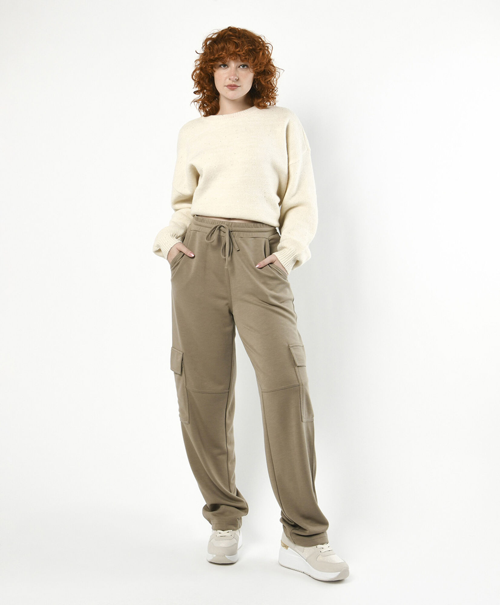 Pantalón mujer cargo cortes Pantalón mujer cargo cortes
