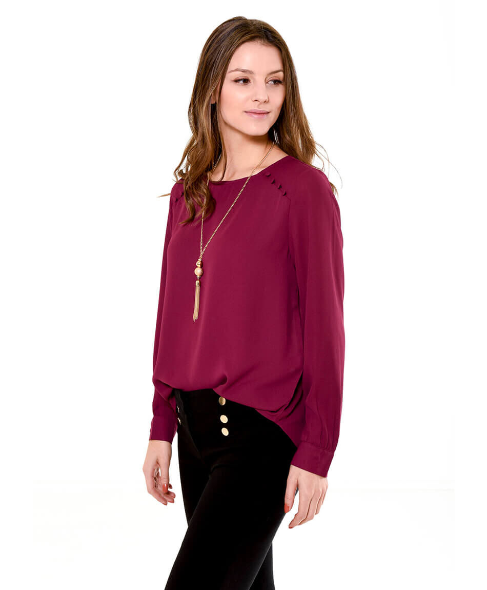 Blusa crepe