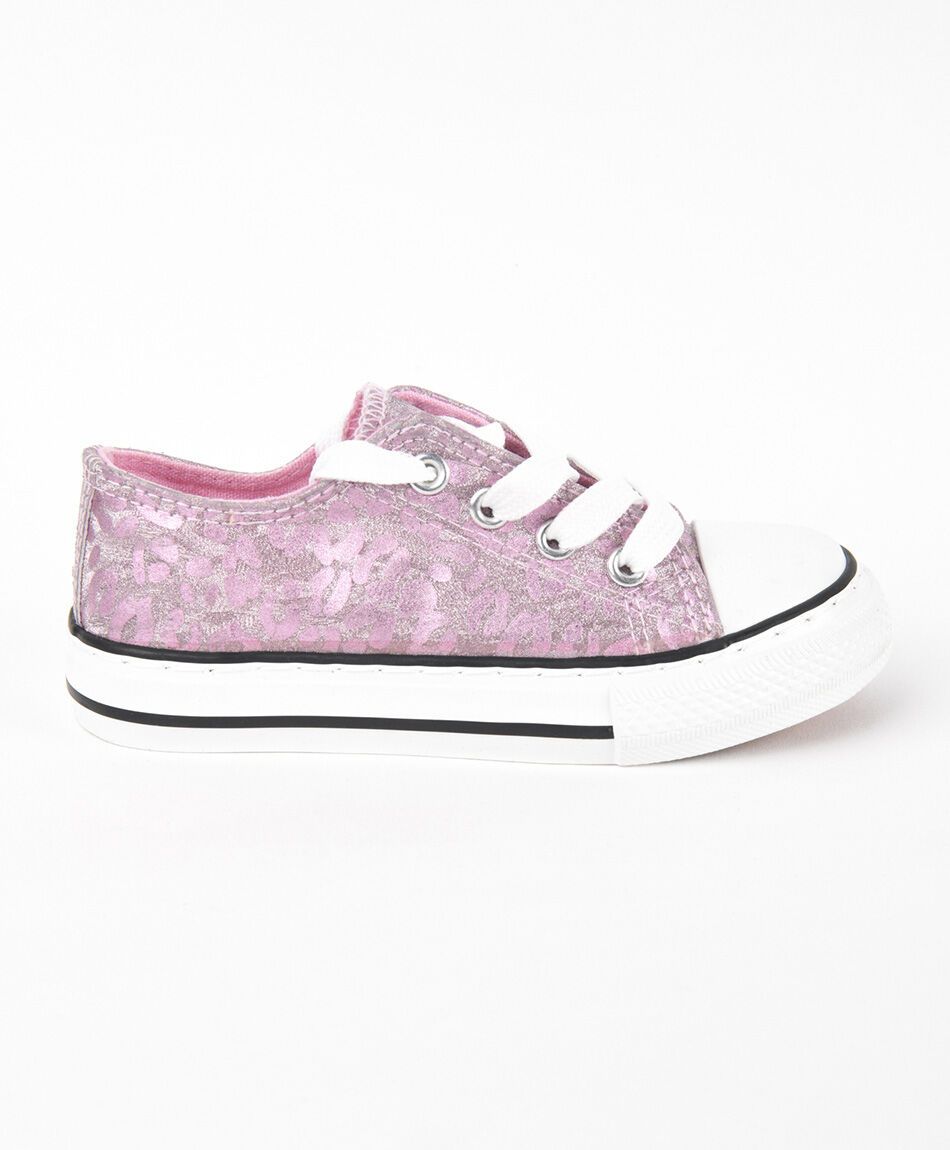 Zapatilla ni&ntilde;a (26 a 31) animal print pink