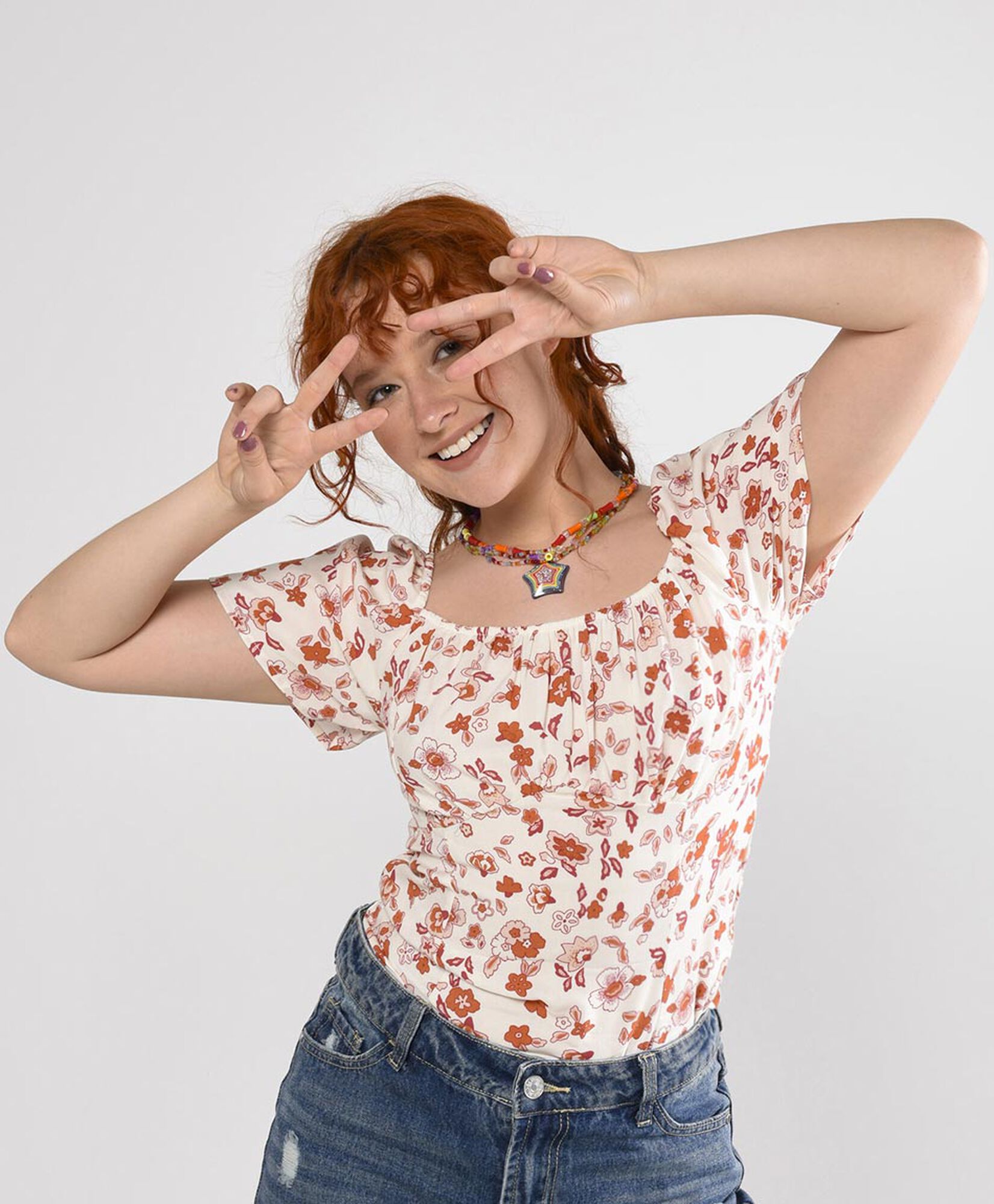 Blusa mujer espalda elasticada Blusa mujer espalda elasticada