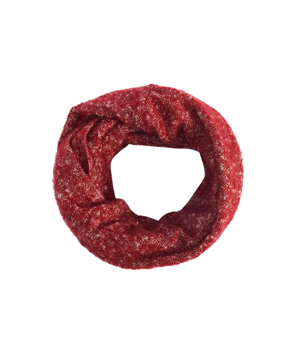 Cuello mujer tejido melange