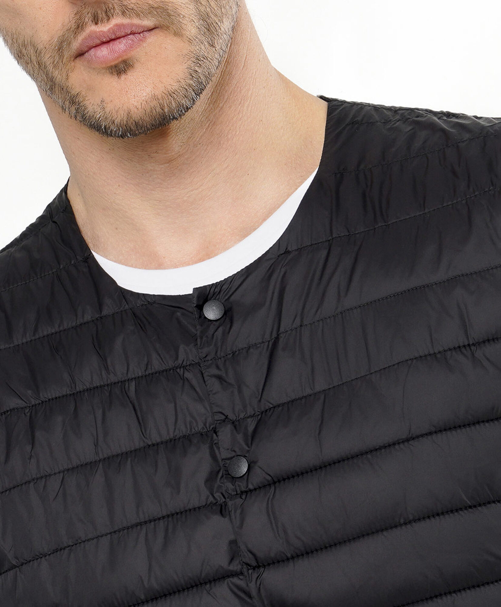 Parka hombre sin mangas acolchada Parka hombre sin mangas acolchada