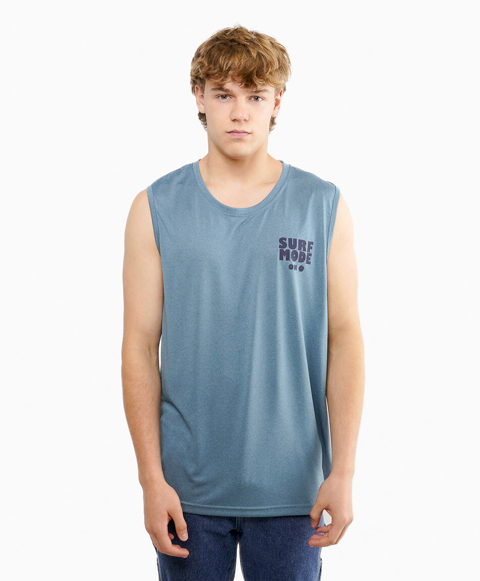 Polera hombre surf mini print