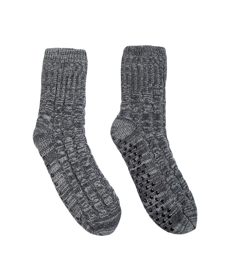 Calcet&iacute;n hombre termico grey