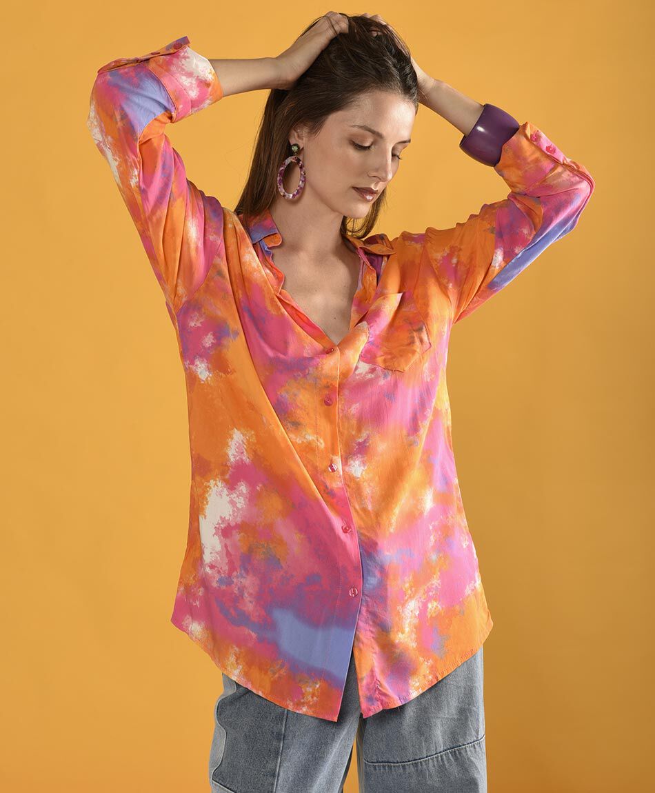 Blusa manga larga