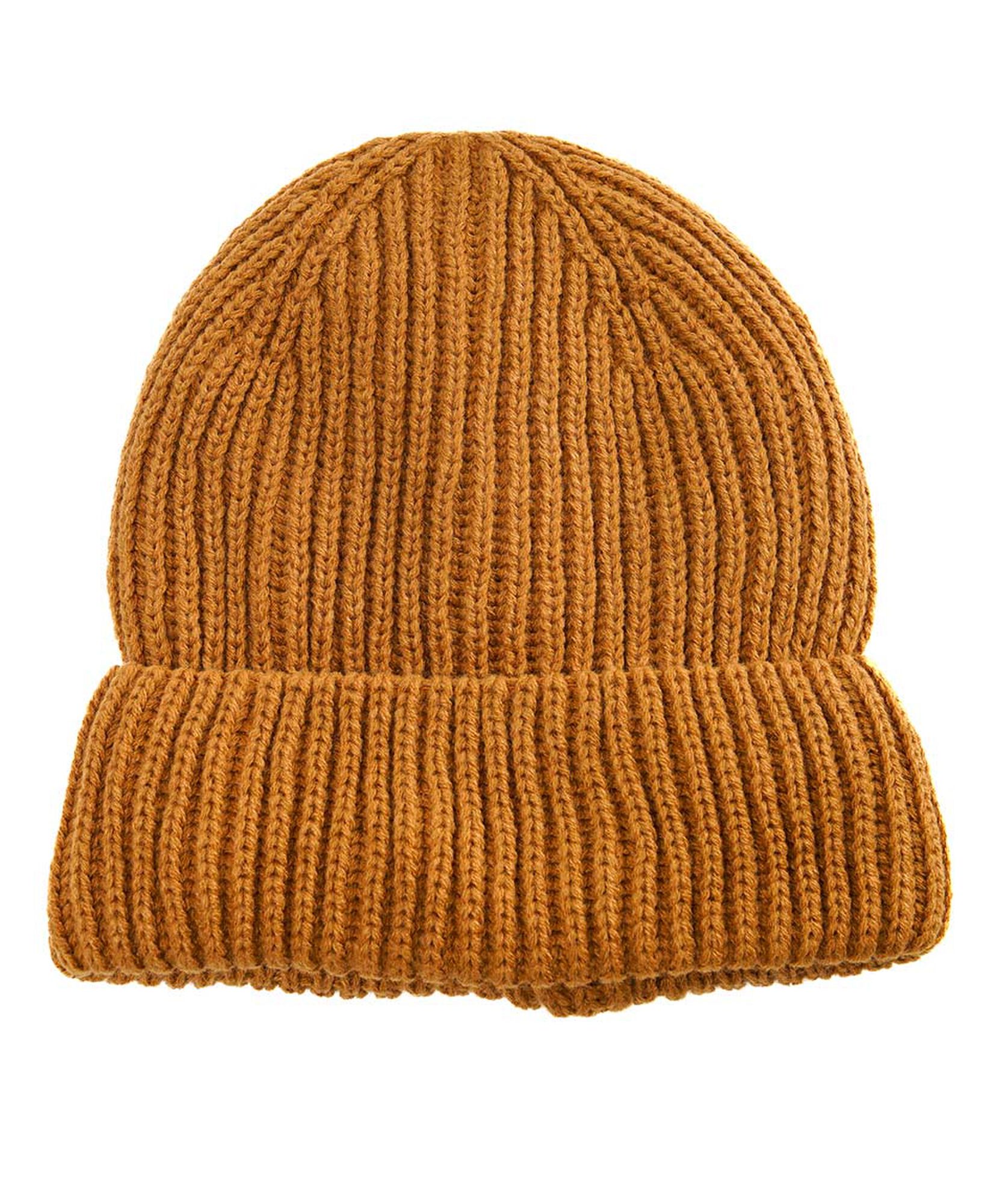 Gorro hombre tejido forrado amarillo oscuro Gorro hombre tejido forrado amarillo oscuro