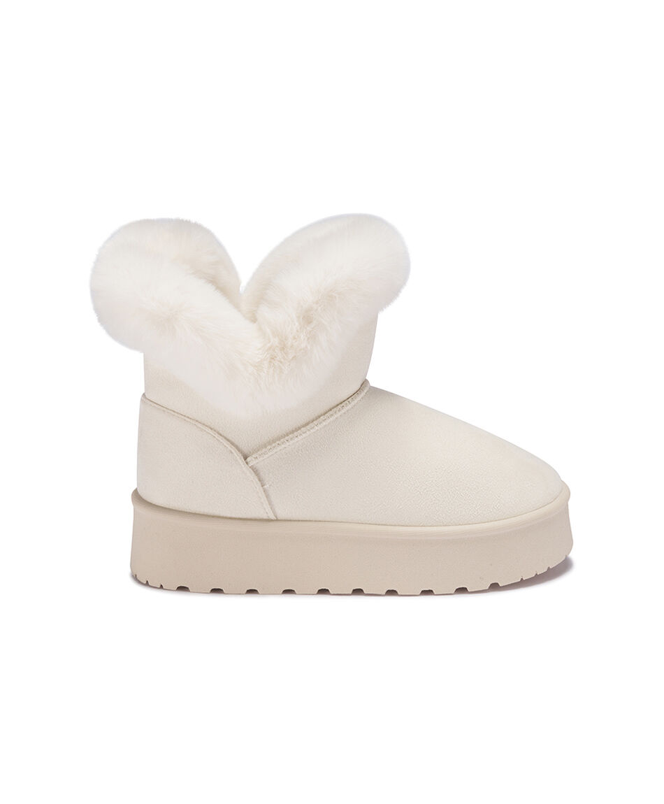 Bota mujer comfy forrada invierno