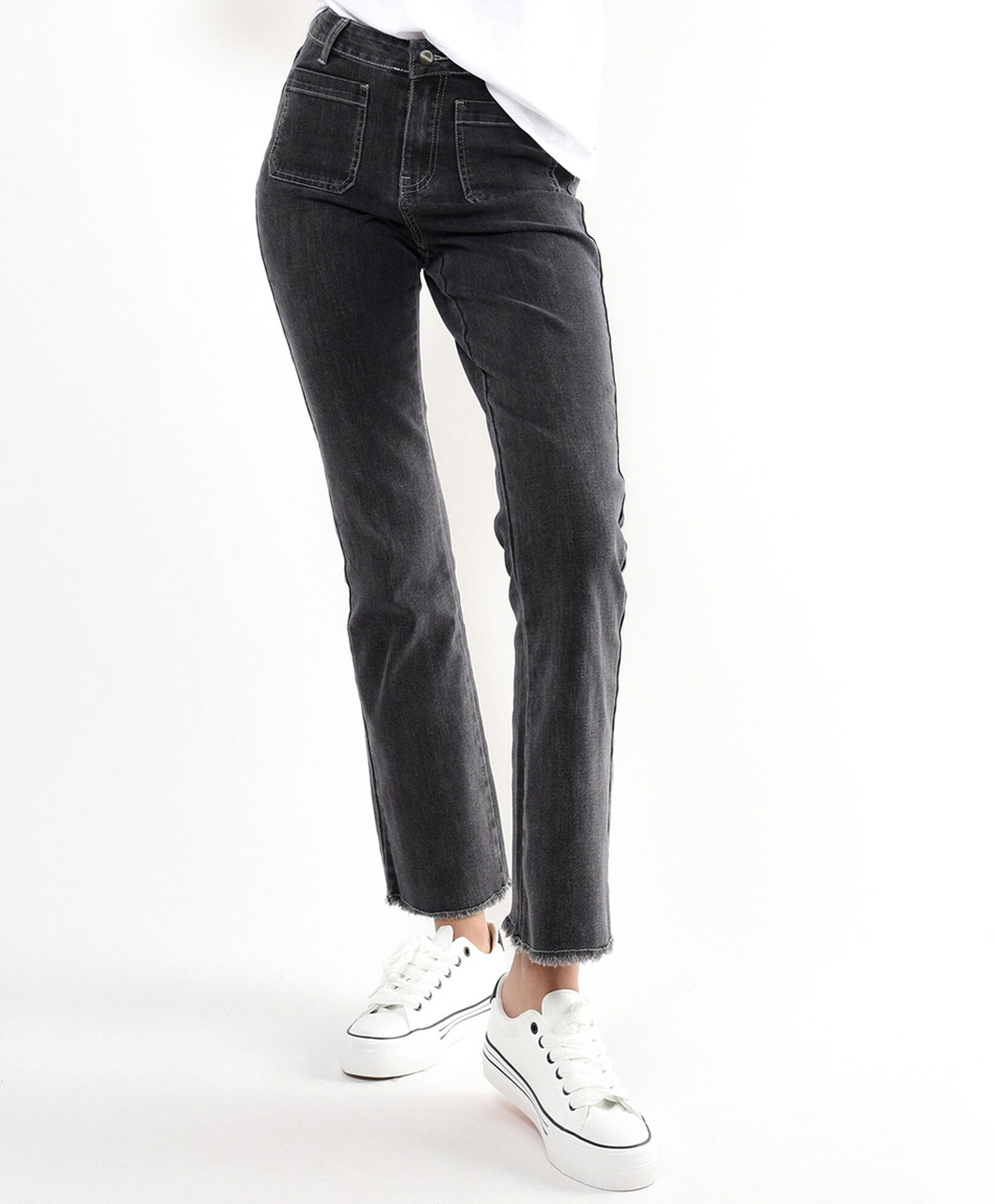 Jeans mujer bolsillos cuadrados Jeans mujer bolsillos cuadrados