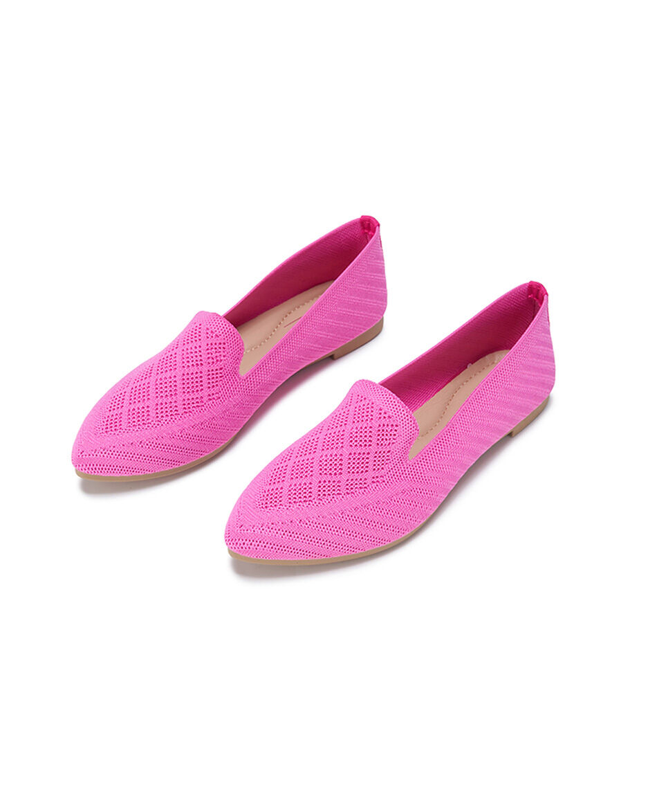 Ballerina mujer tejida fucsia