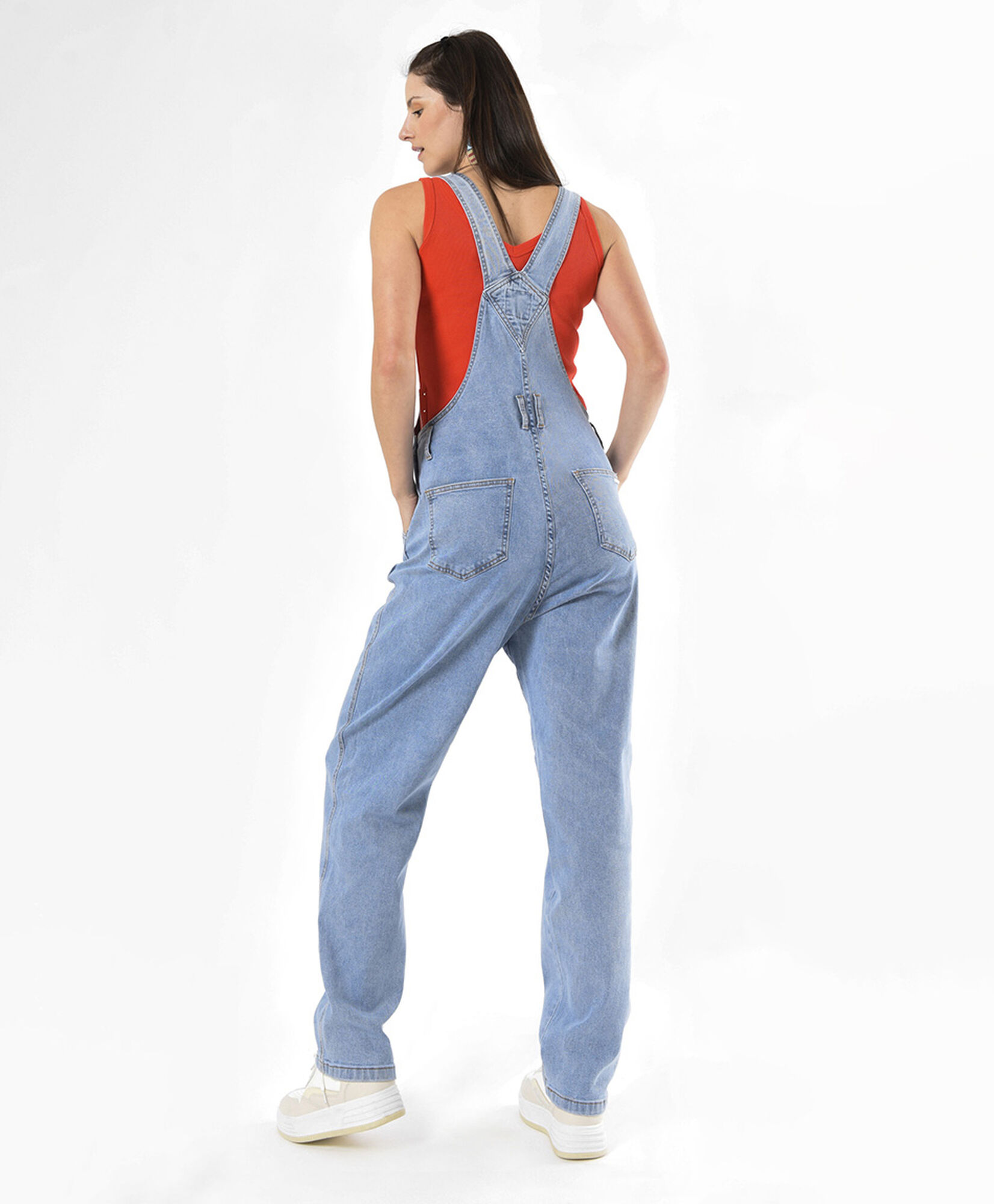 Enterito mujer denim bordado Enterito mujer denim bordado