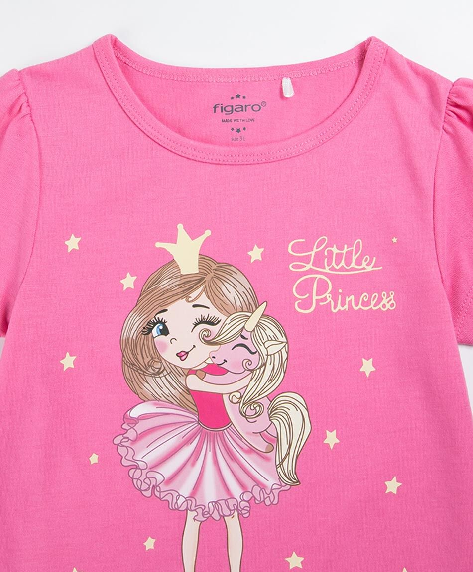 Polera beb&eacute; little princess
