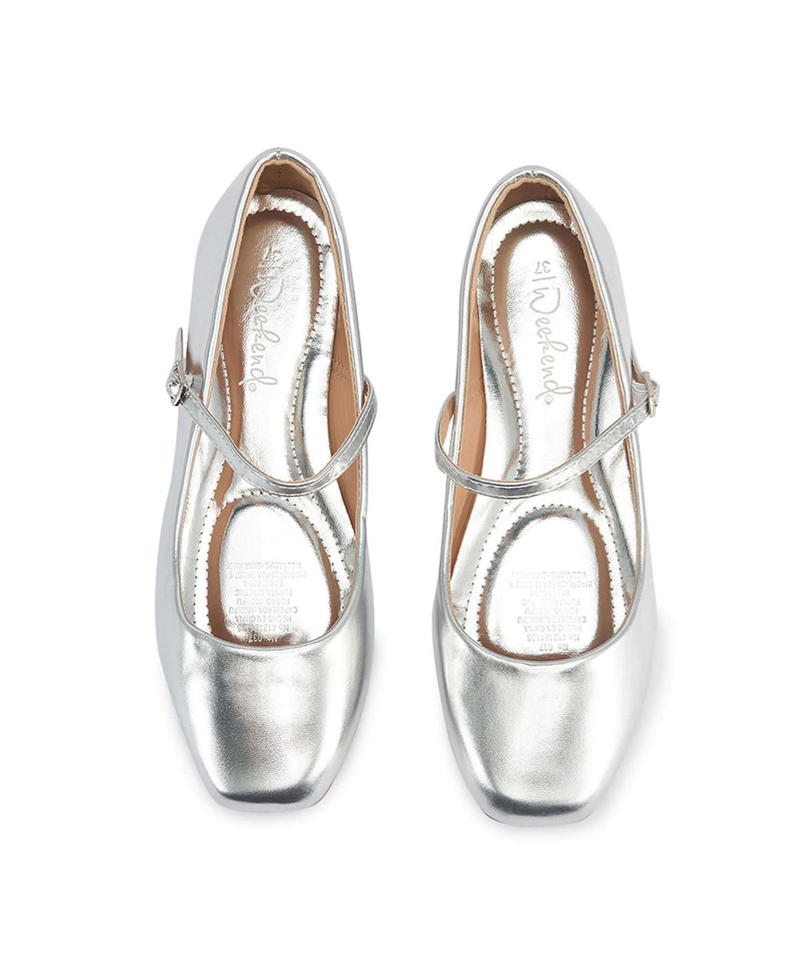 Ballerina mujer plateadas Ballerina mujer plateadas