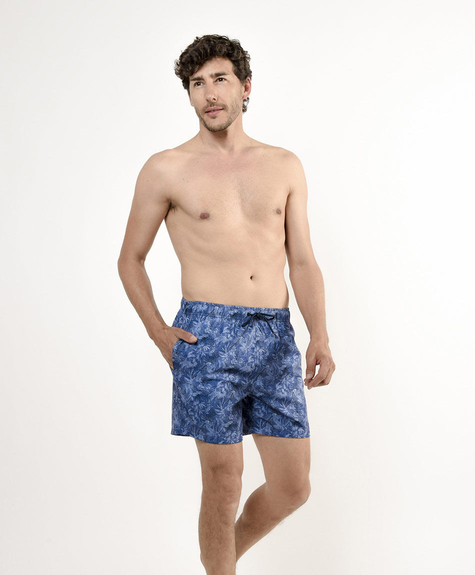 Traje de ba&ntilde;o hombre hojitas