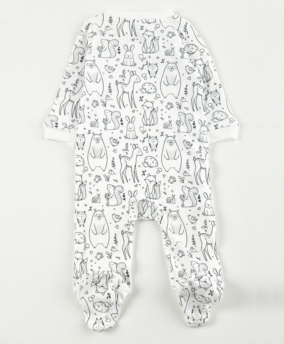 Pijama beb&eacute; estampado animalitos