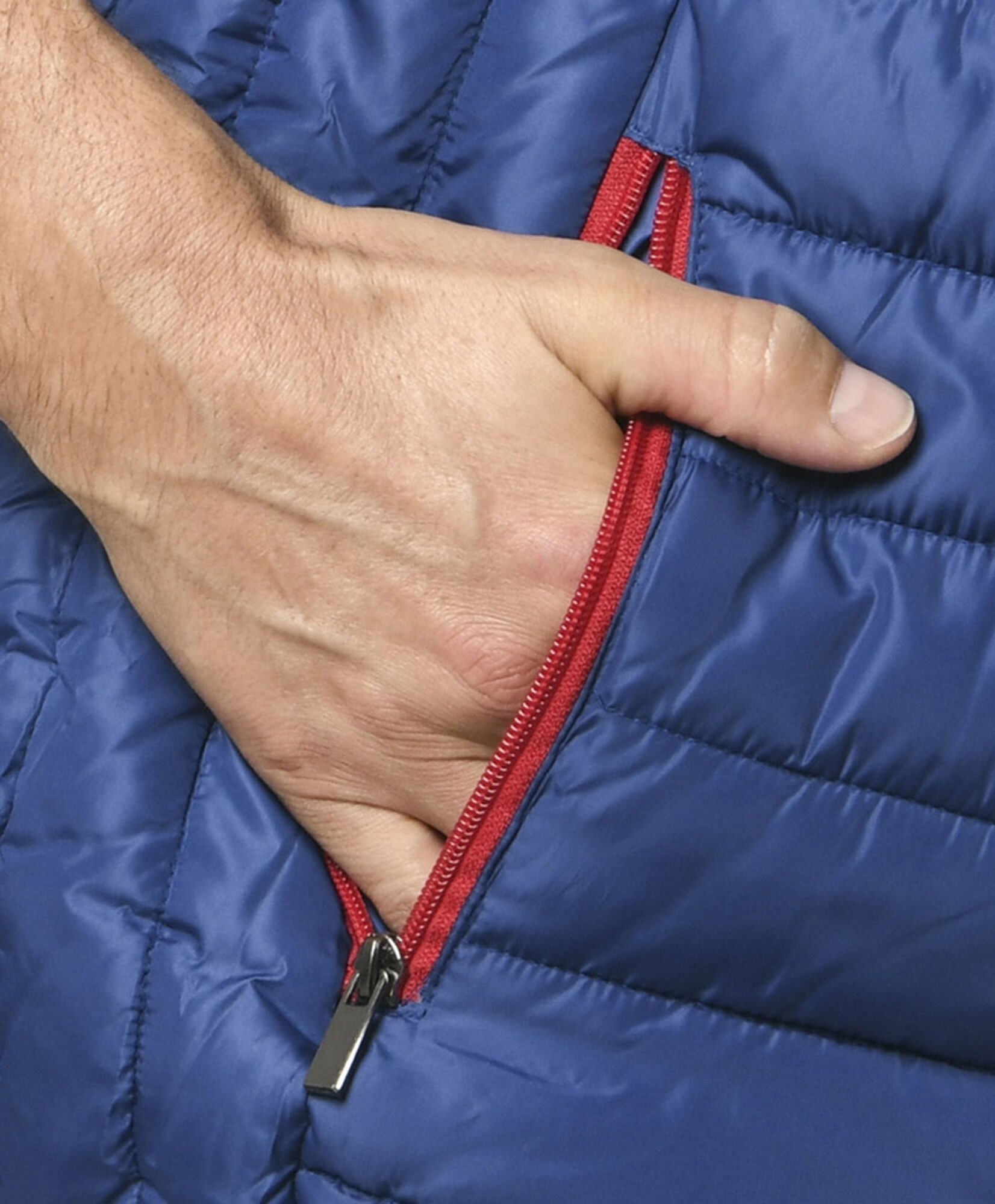 Parka hombre sin mangas bicolor Parka hombre sin mangas bicolor
