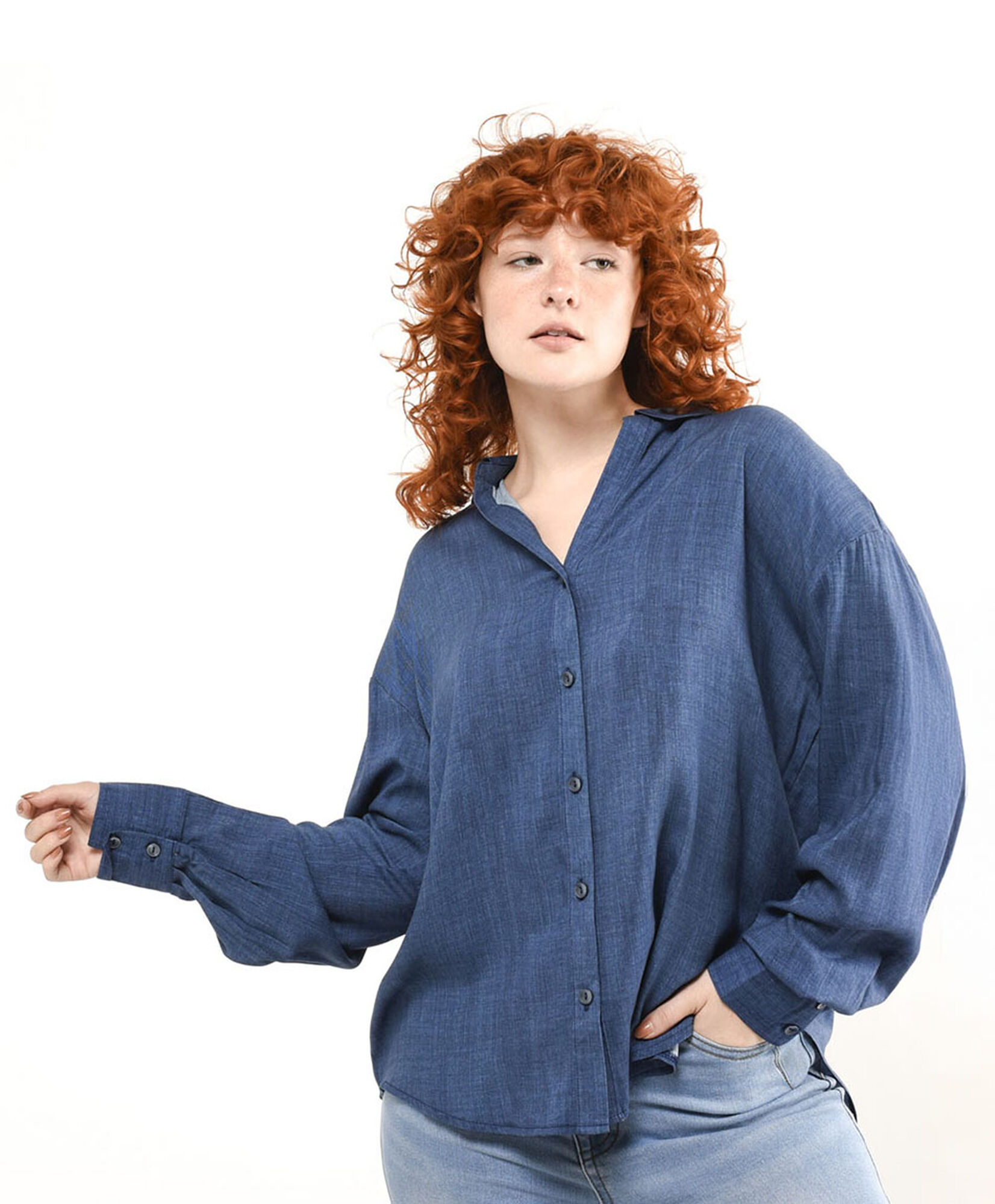 Blusa mujer camisera denim Blusa mujer camisera denim