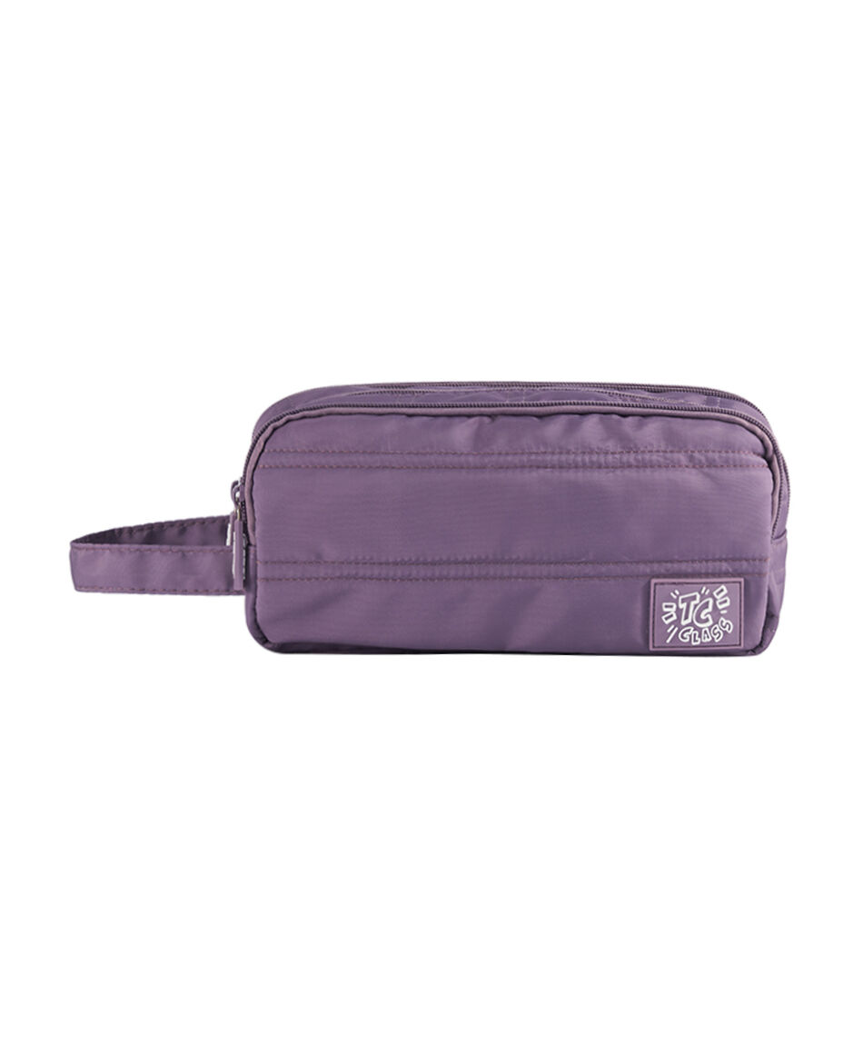 Estuche escolar morado