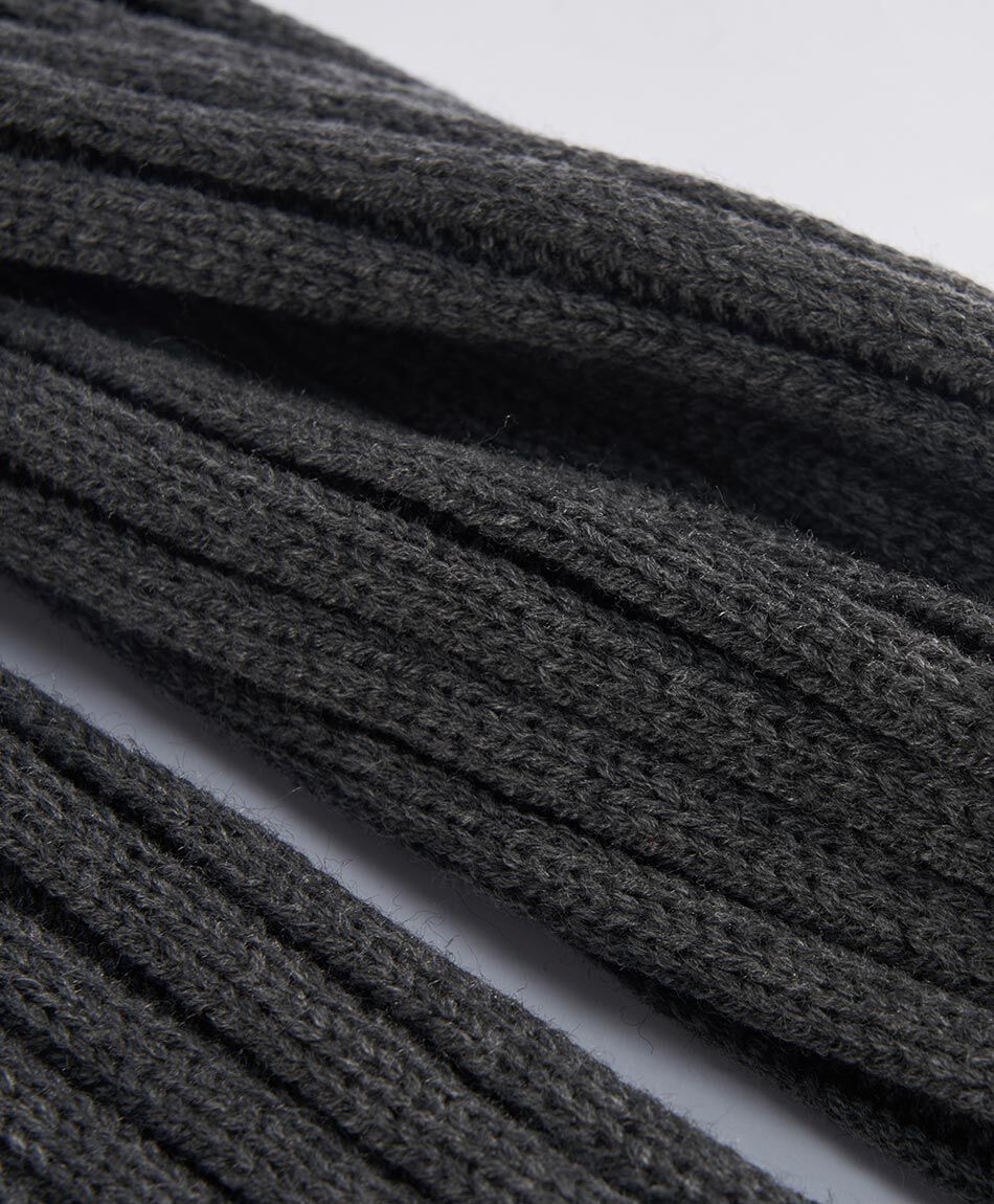 Polaina escolar gris