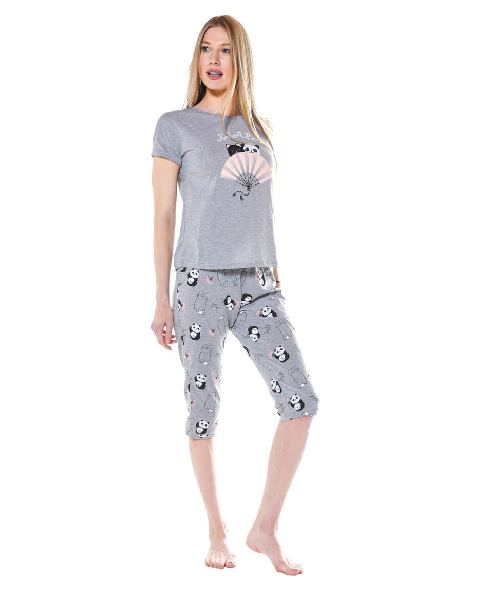 Pijama capri print