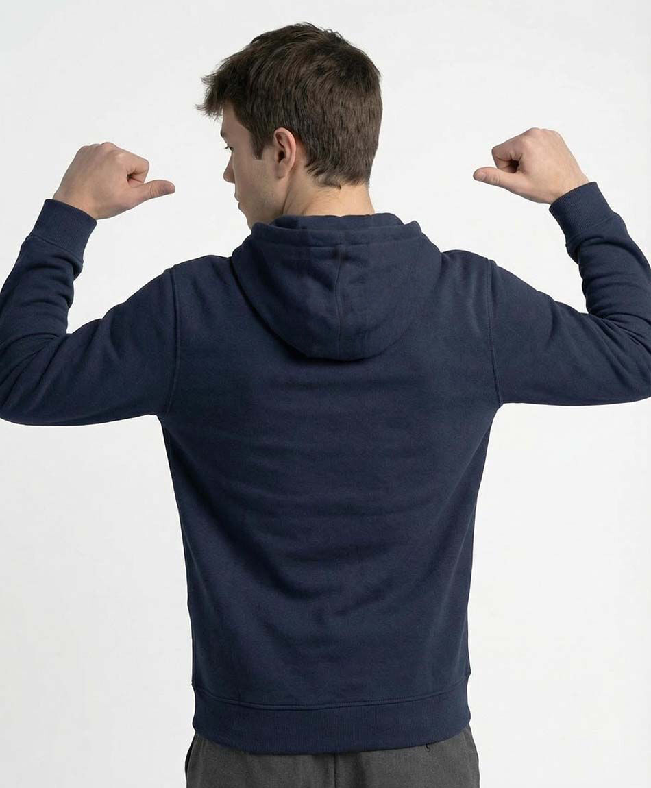 Poler&oacute;n escolar full zipper navy