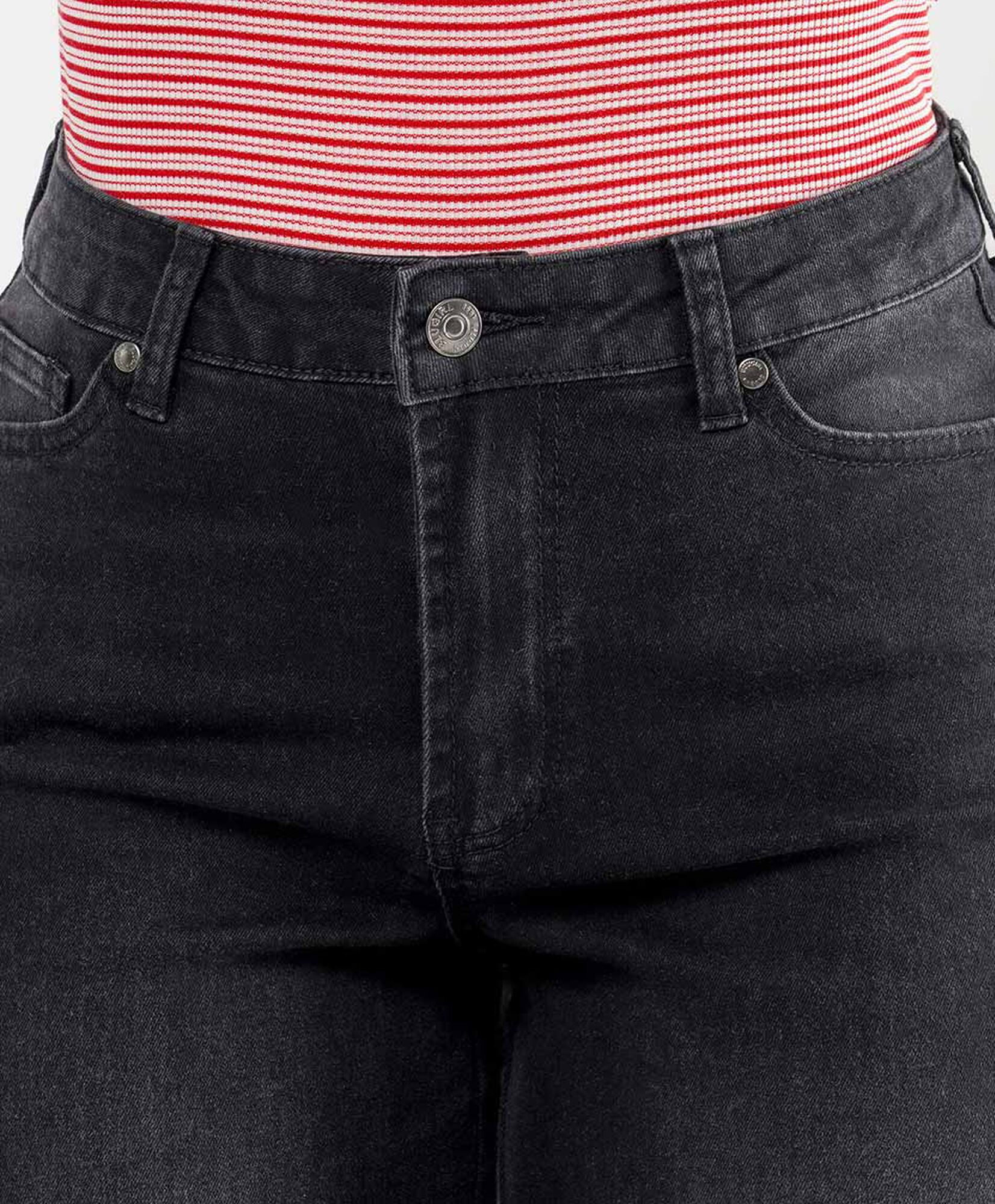 Jeans mujer liso negro wide Jeans mujer liso negro wide