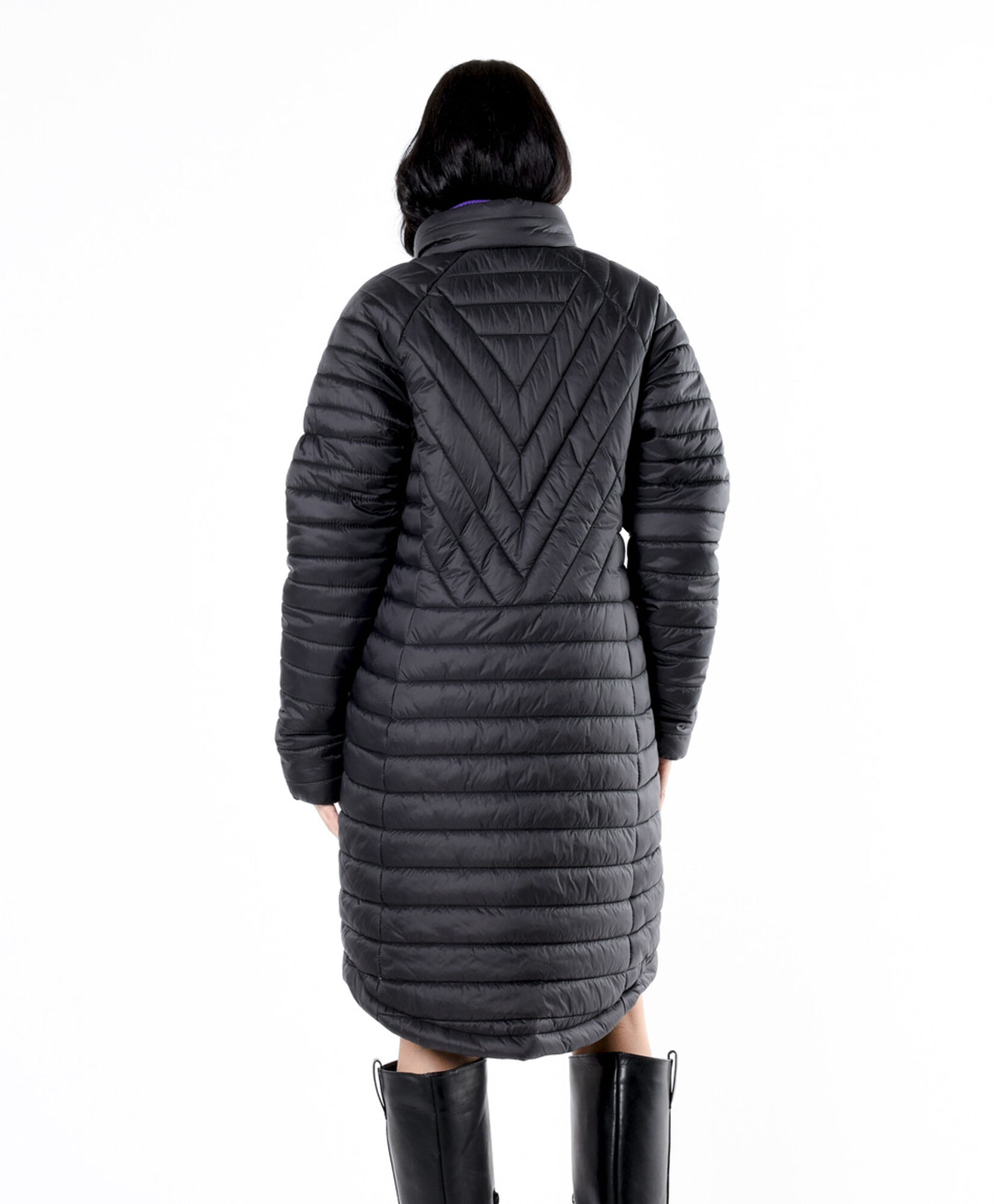 Parka mujer larga costuras Parka mujer larga costuras