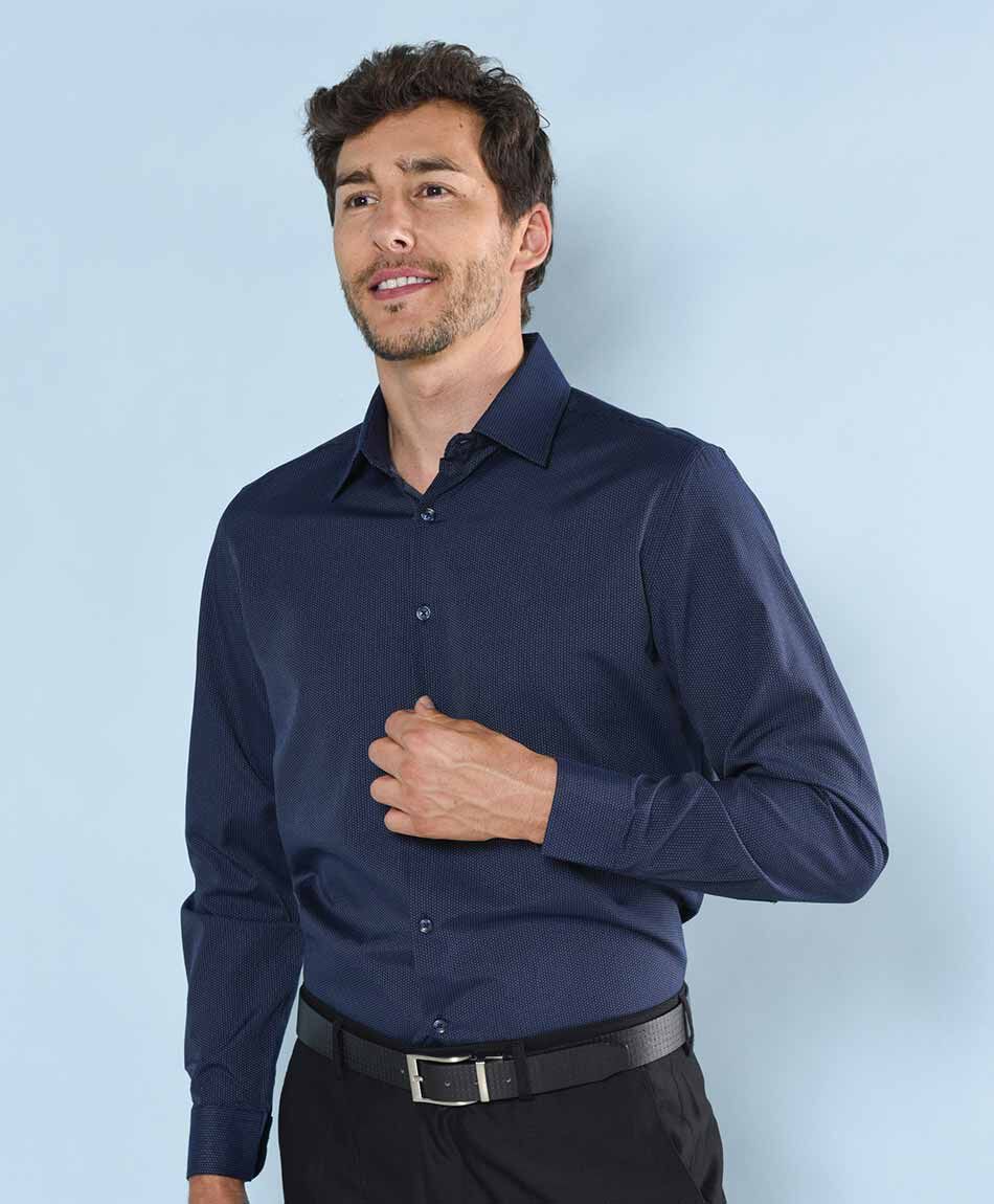 Camisa puntos manga larga