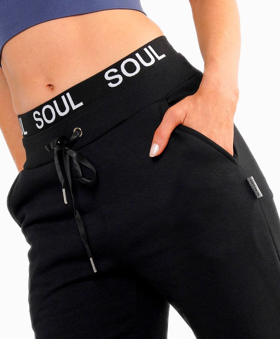 Pantal&oacute;n deportiva mujer  jogger black