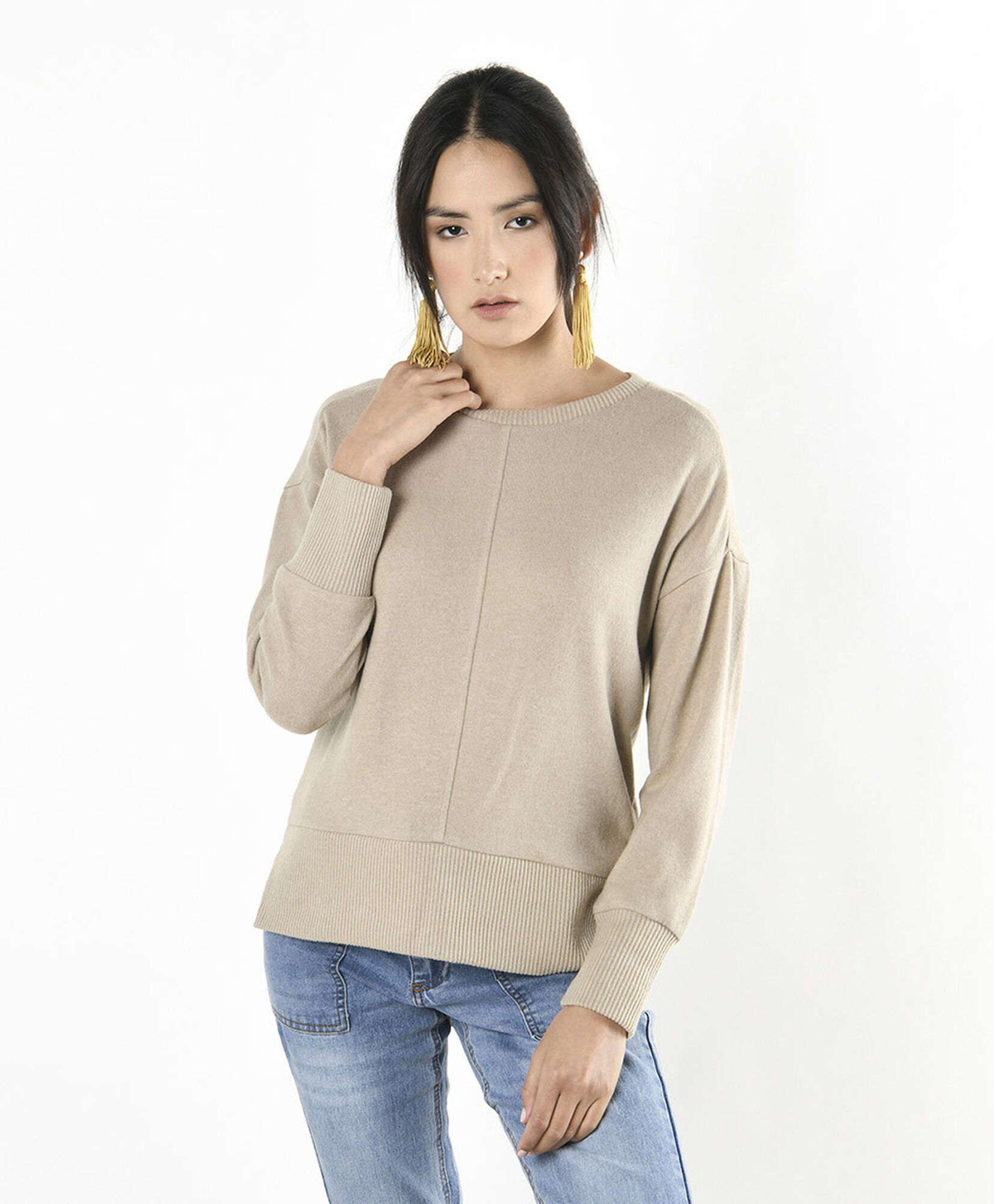 Polerón mujer costura liso Polerón mujer costura liso