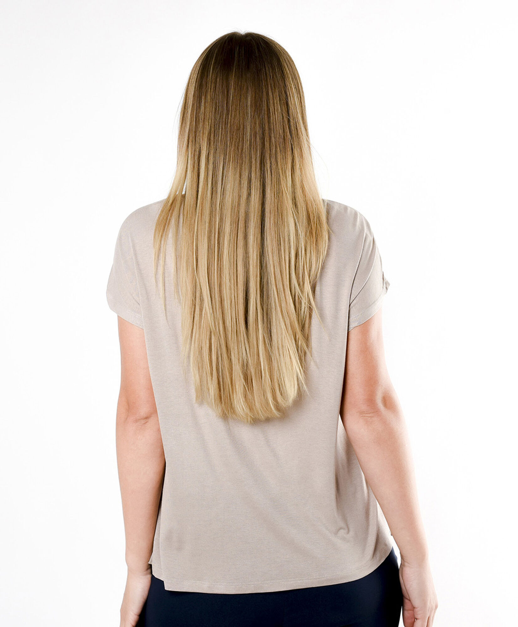 Polera mujer print satinada Polera mujer print satinada