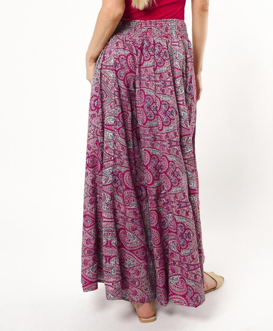 Pantal&oacute;n mujer estampado extra wide