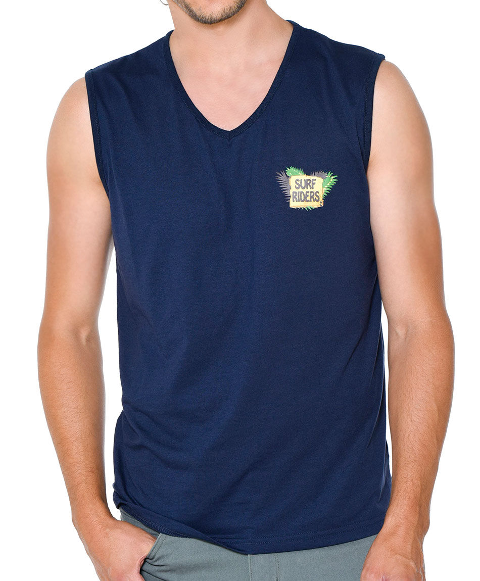 Polera sin mangas urbana