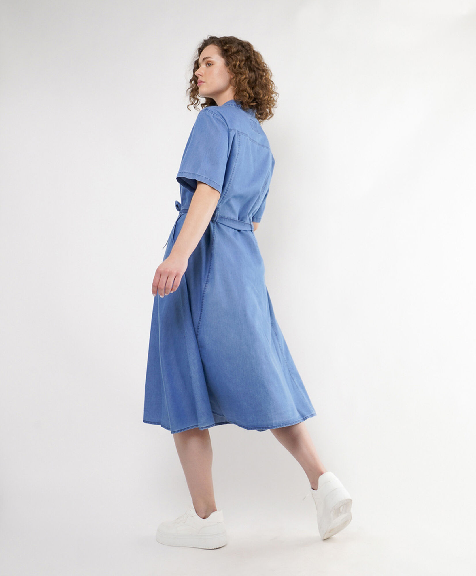 Vestido mujer denim camisero Vestido mujer denim camisero