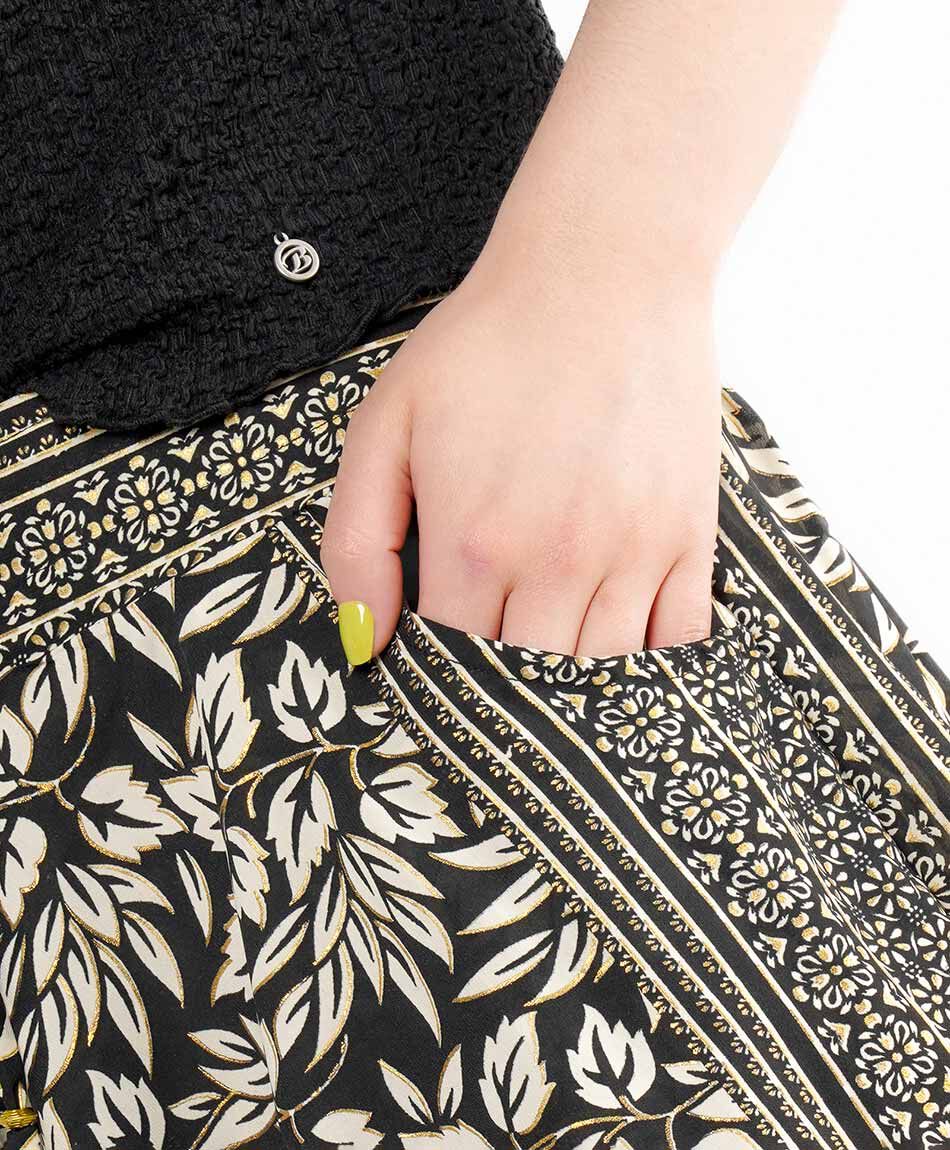 Short mujer flores mini