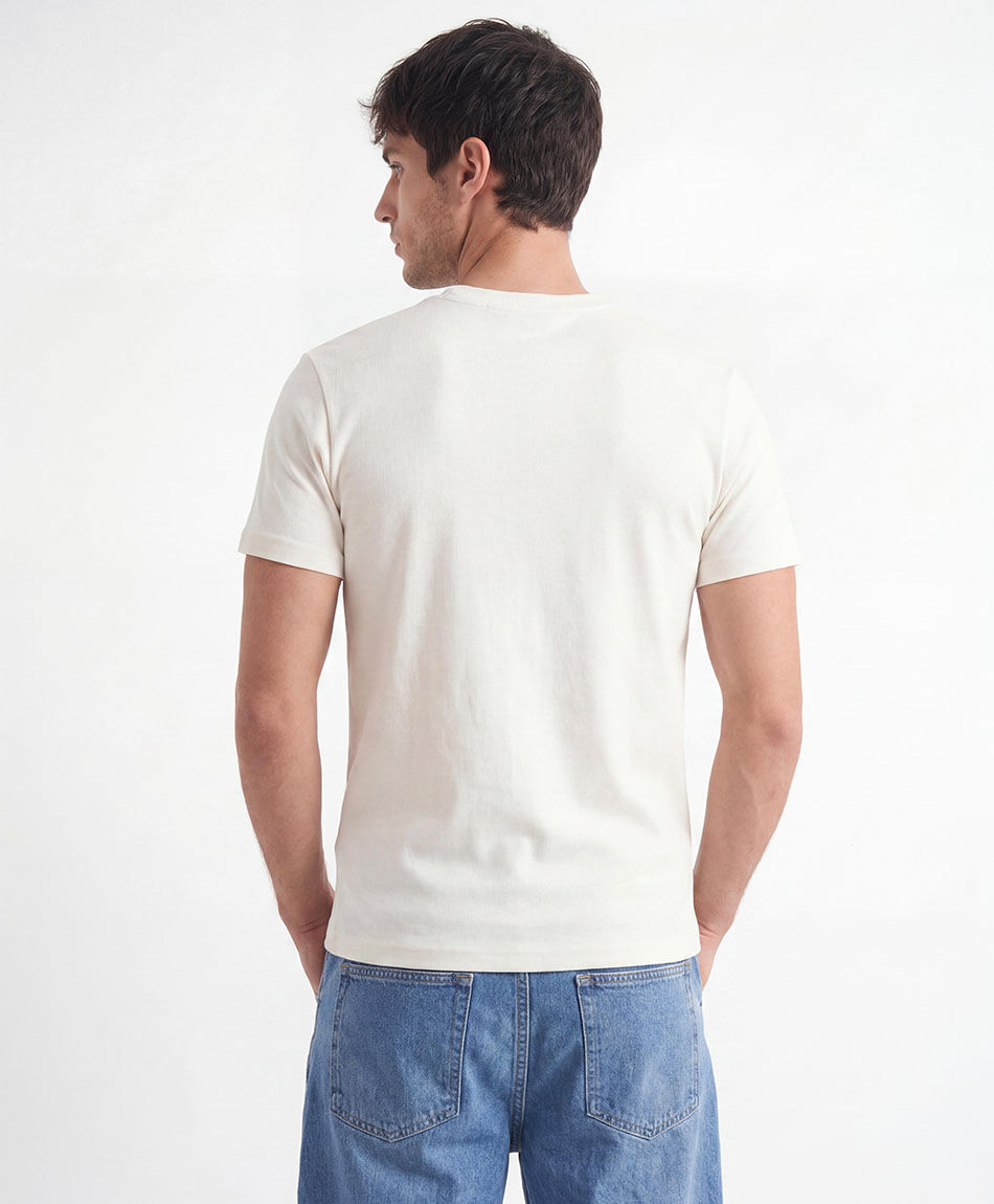 Polera hombre estampado live music