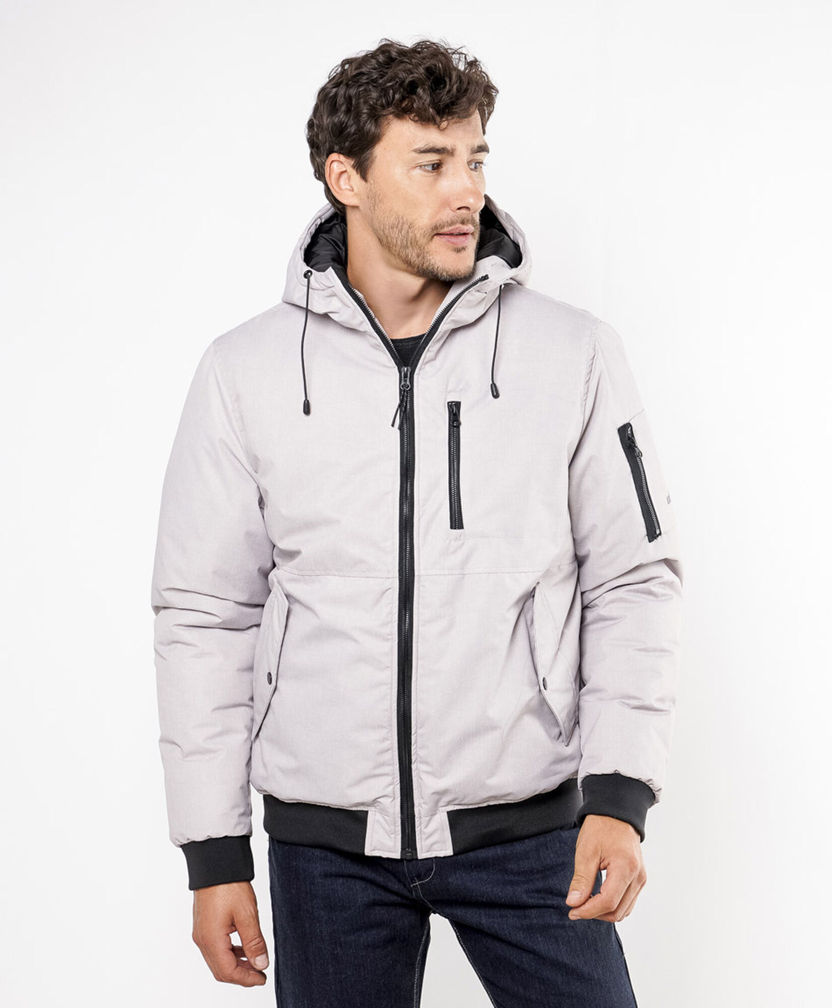Parka hombre contraste Parka hombre contraste