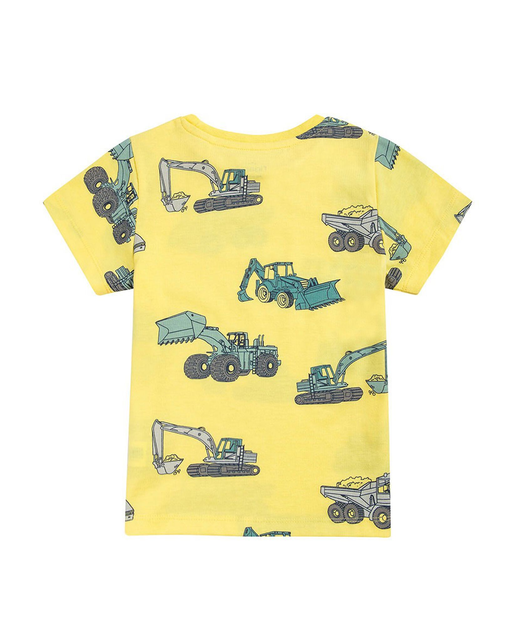 Polera bebé camiones construcción Polera bebé camiones construcción
