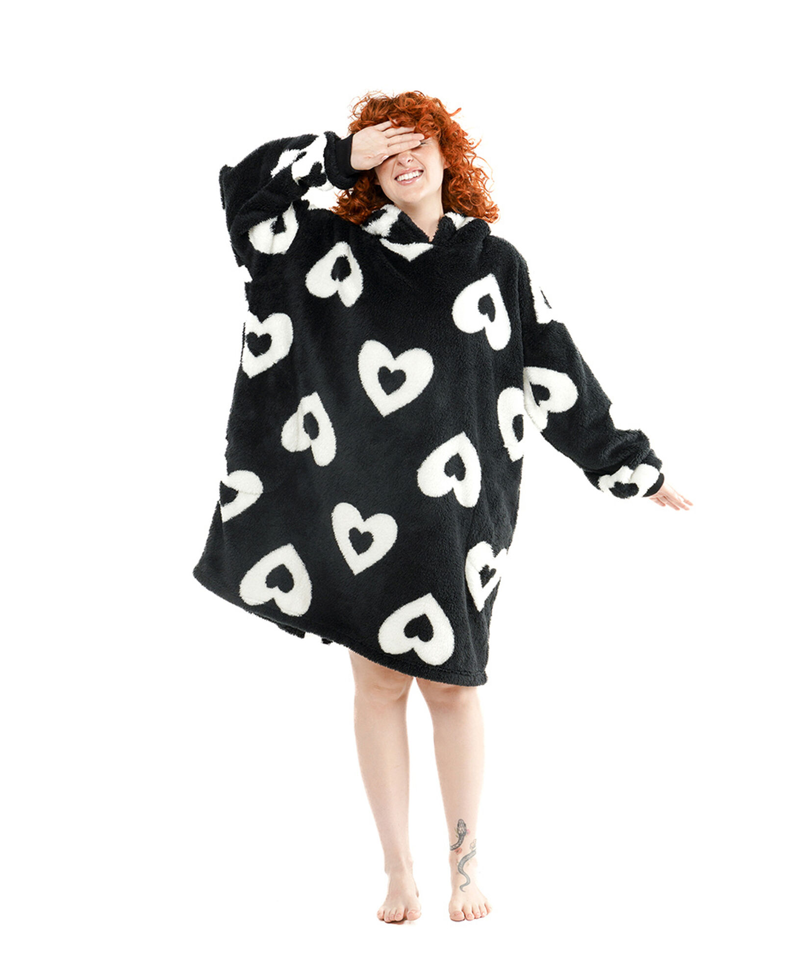 Polerón manta mujer corazones Polerón manta mujer corazones