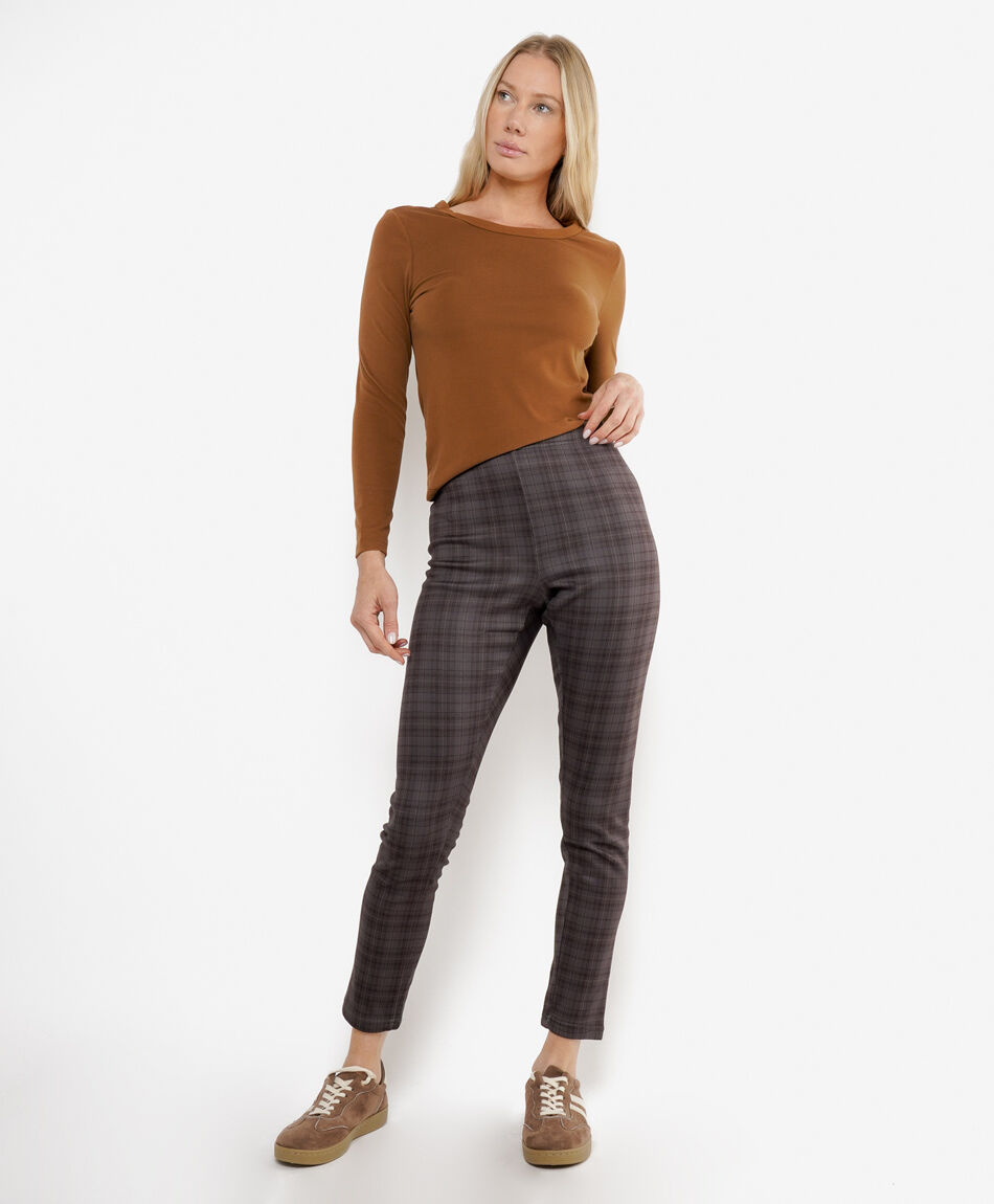 Leggins mujer escoc&eacute;s forrada