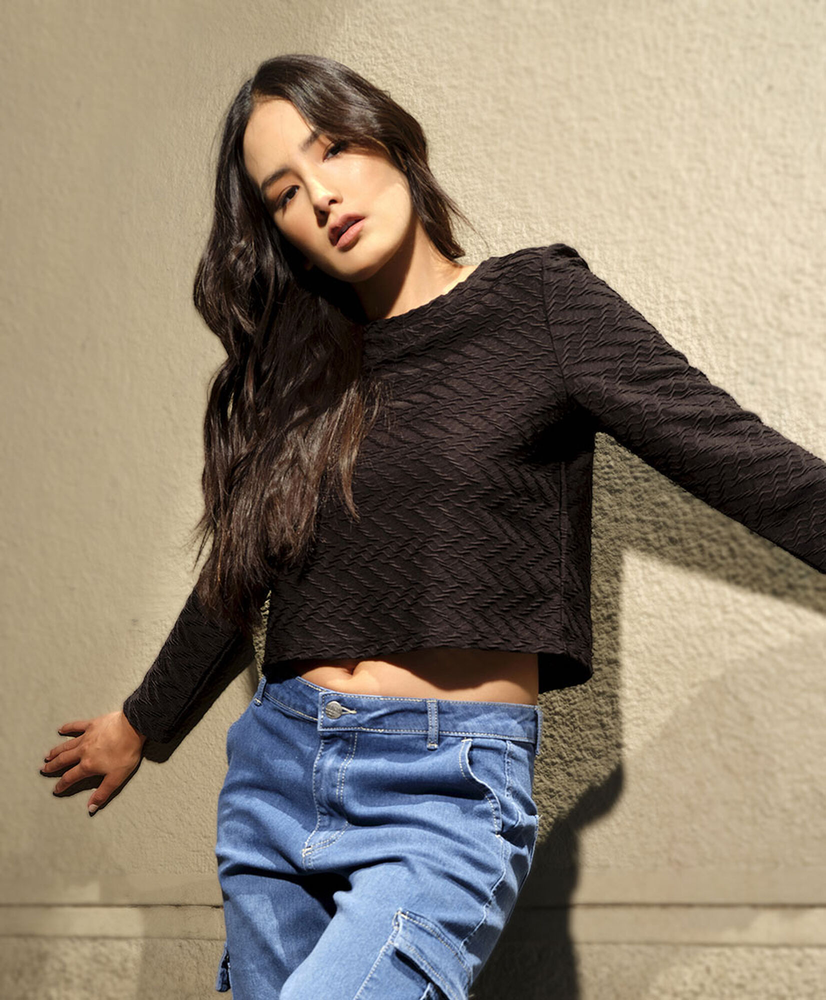 Polera mujer jacquard Polera mujer jacquard