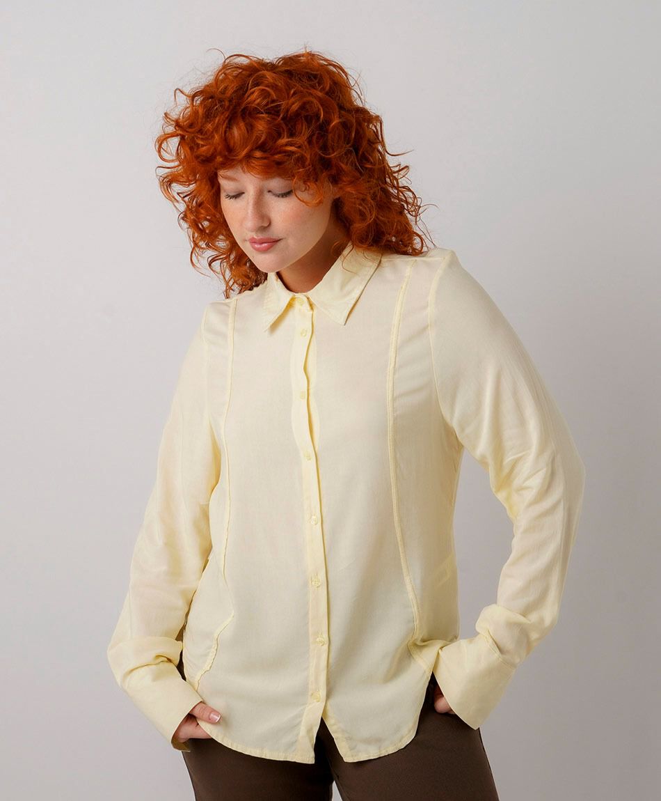 Blusa mujer amarilla