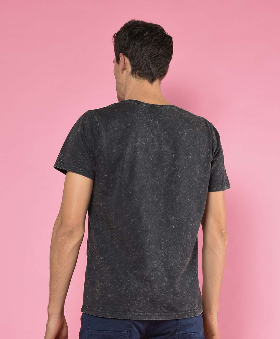 Polera manga corta cuello redondo