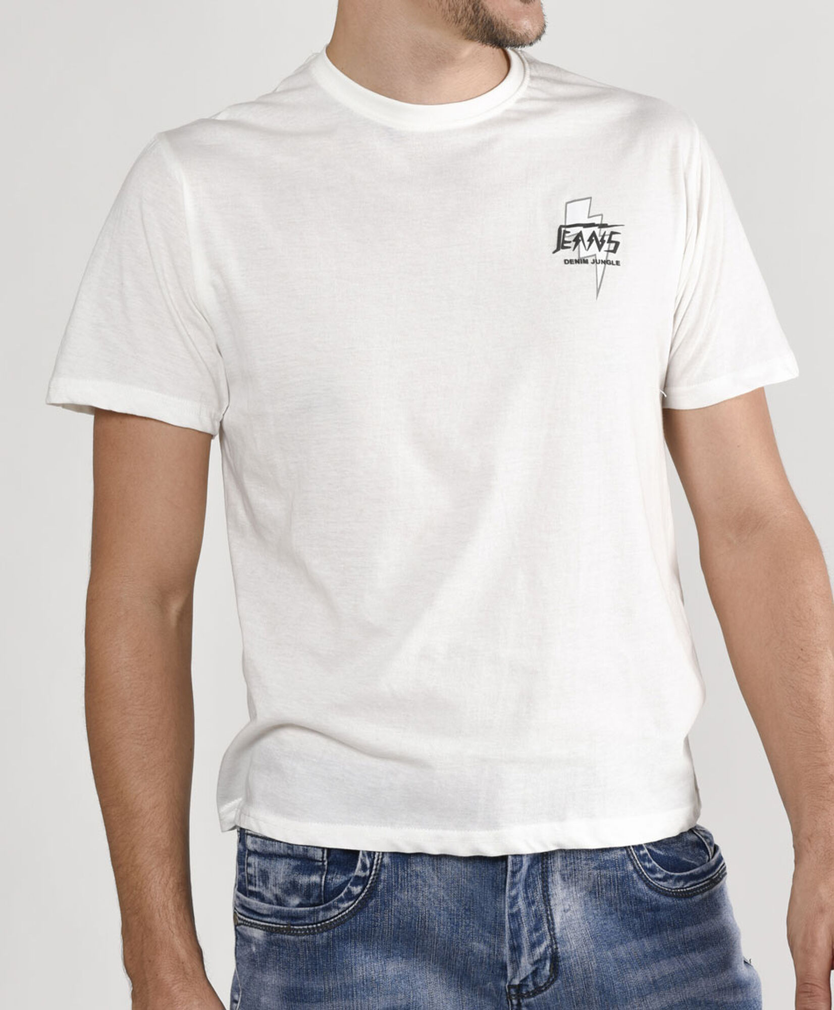 Polera hombre estampado doble Polera hombre estampado doble