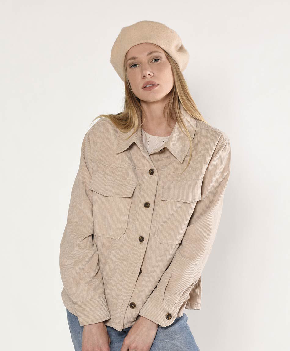 Chaqueta mujer corderoy