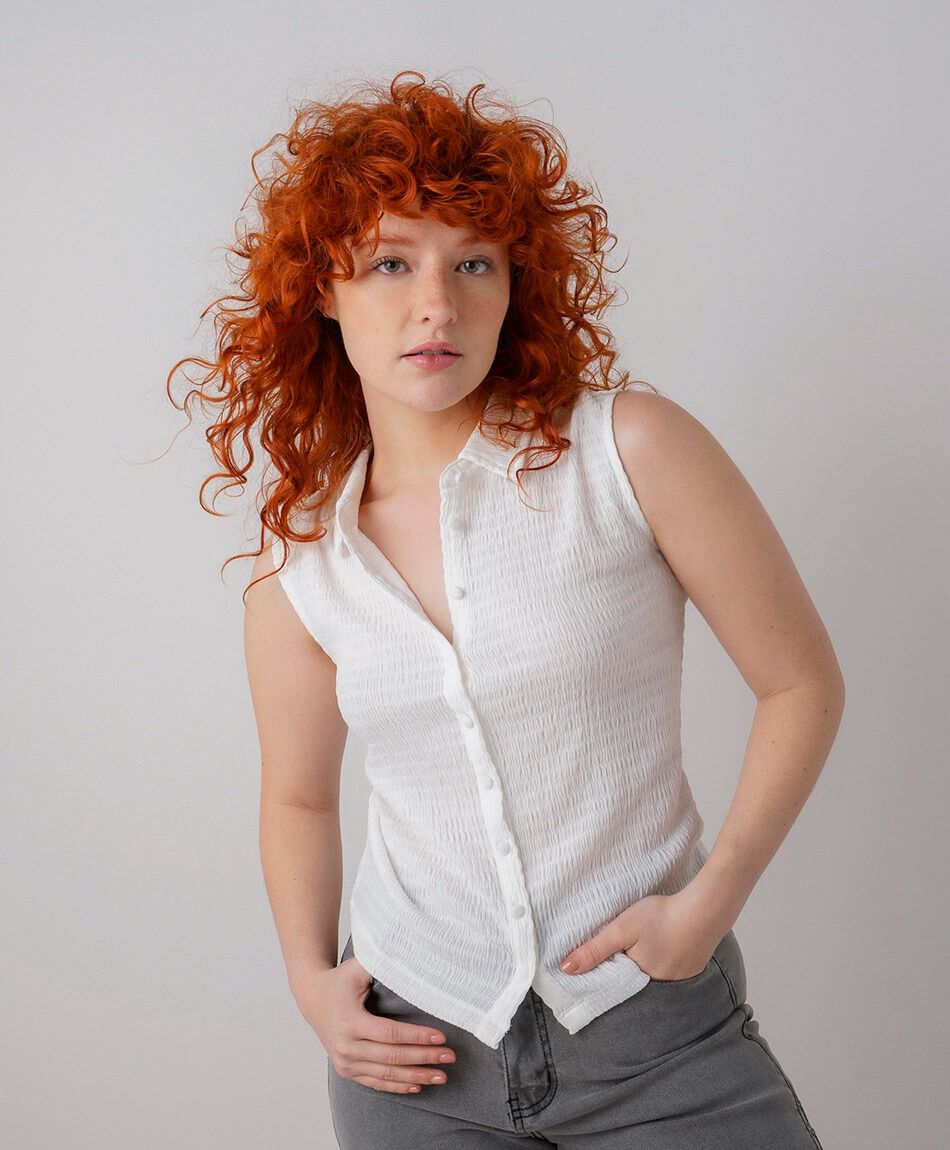 Blusa mujer sin mangas