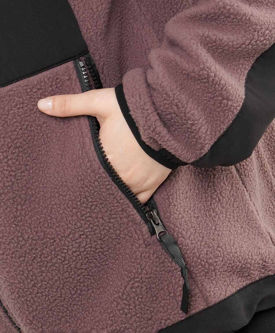 Polar mujer fleece mix  morado