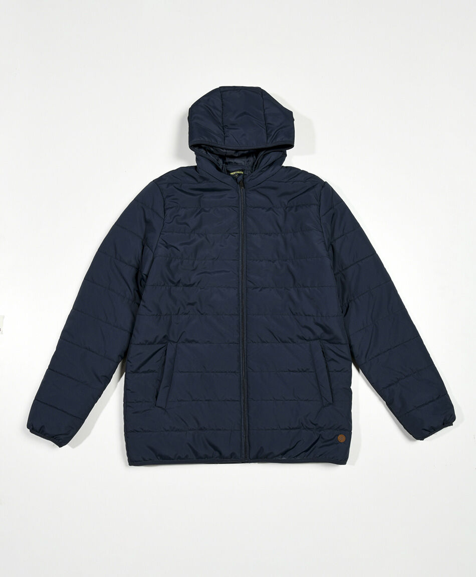 Parka escolar líneas azul