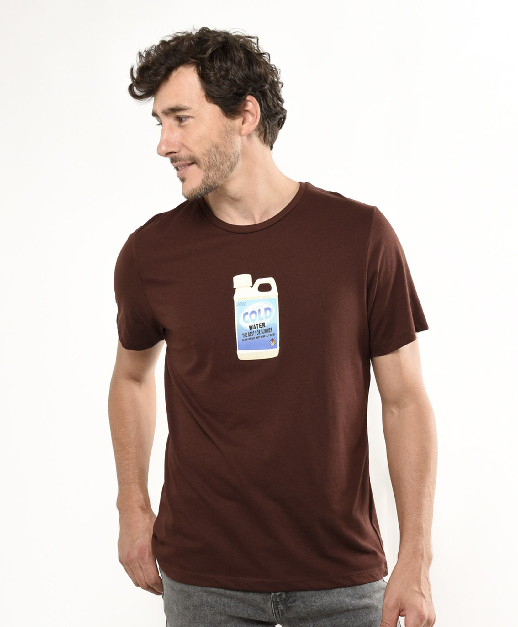Polera hombre print cold water Polera hombre print cold water
