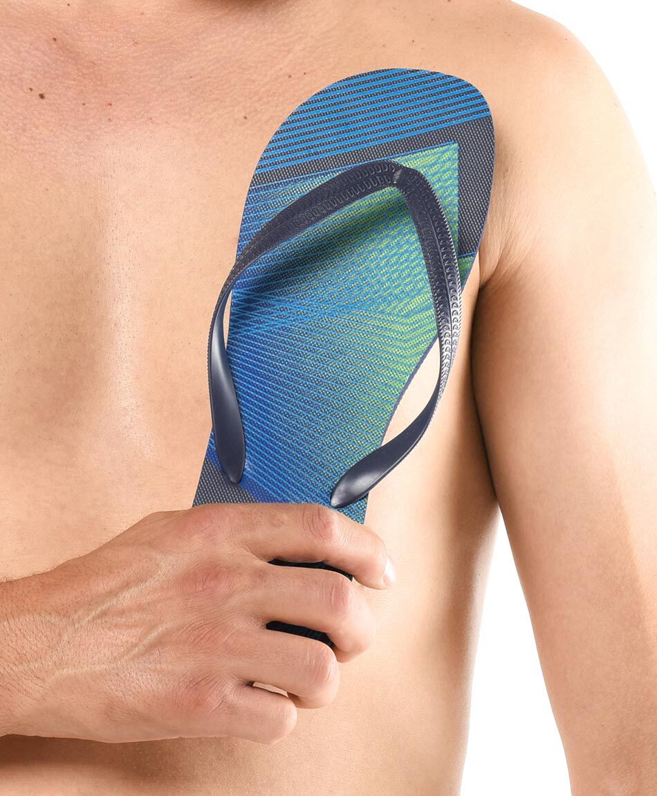 Hawaiana hombre azul