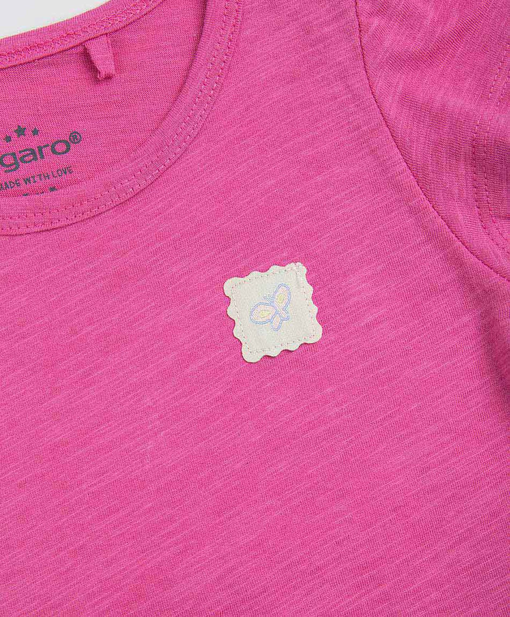 Polera bebé básica fucsia Polera bebé básica fucsia